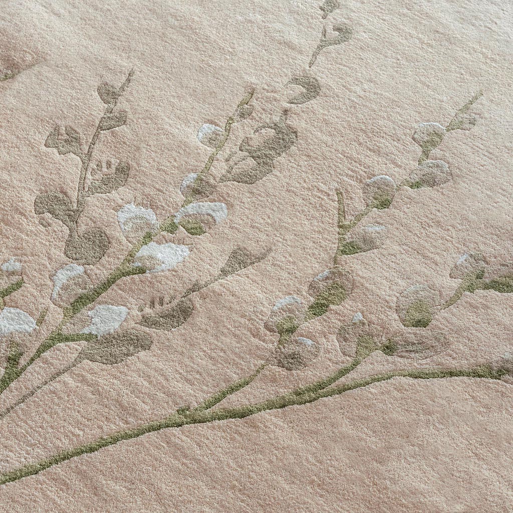 Pussy willow haaggroen tapijt | Maat: 170 × 240 cm