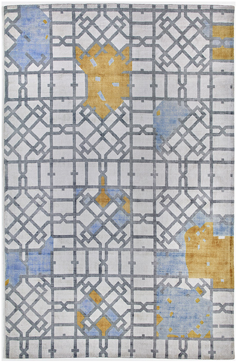 Handloom Indiaas viscose tapijt | Maat: 200 × 300 cm Handloom Indiaas viscose tapijt | Maat: 200 × 300 cm