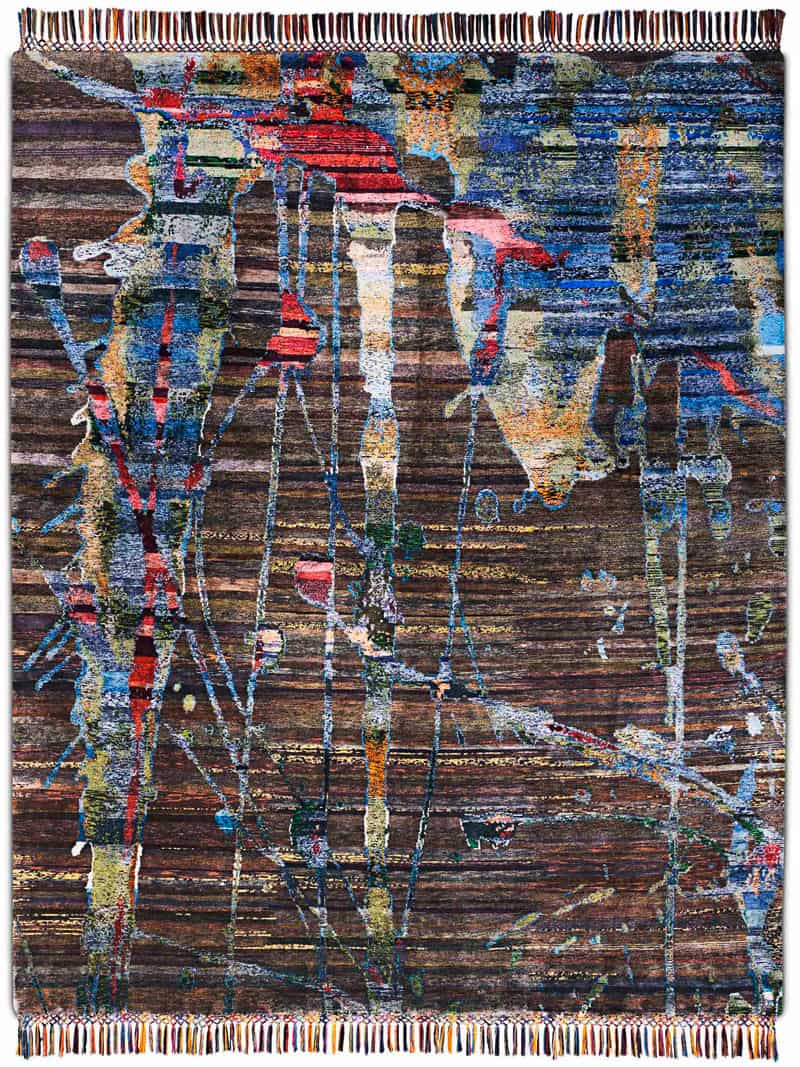 Eco handgemaakte luxe tapijt | Maat: 122 × 183 cm