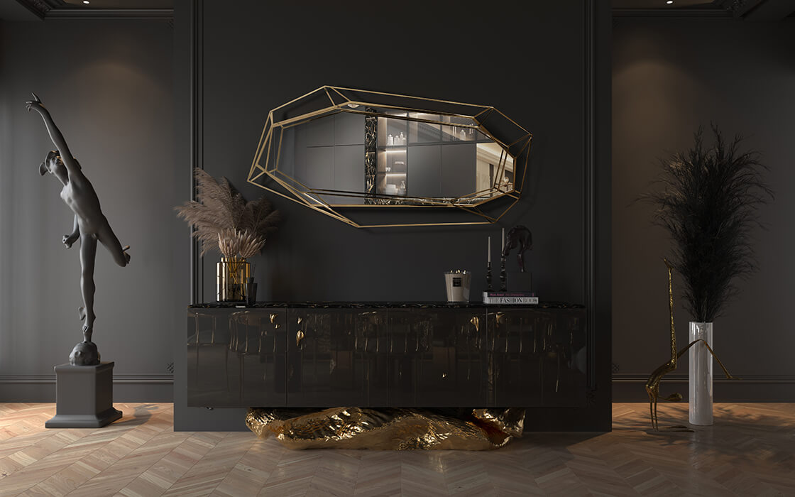 Lustre grote wandspiegel - 6