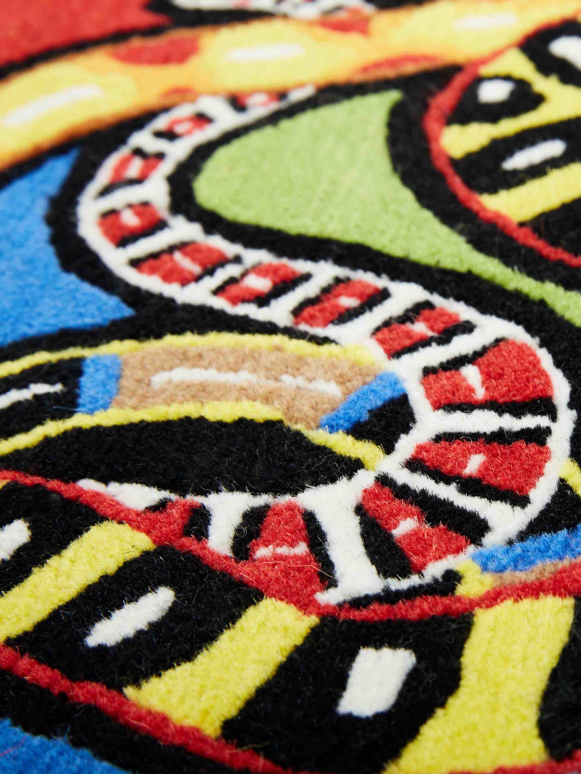 Snake Circle vloerkleed