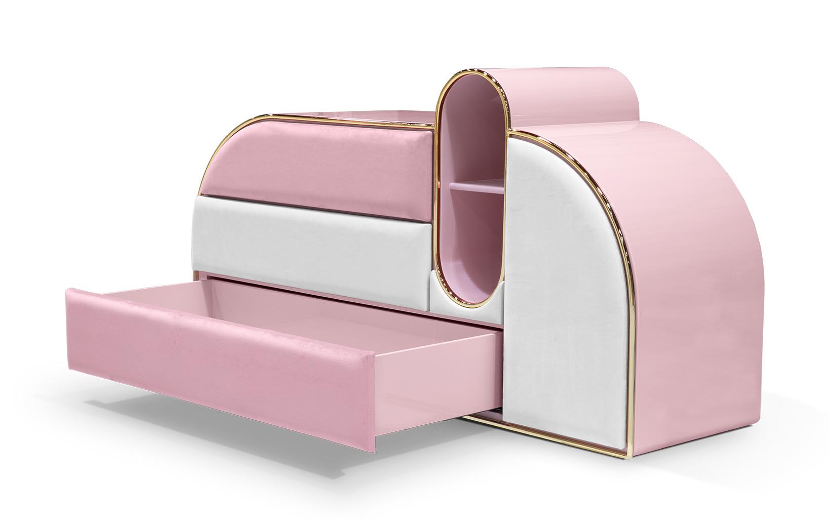 Candy Coated ladekast met drie laden