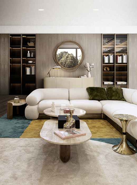 Franklin Scott ovale bijzettafel - 8