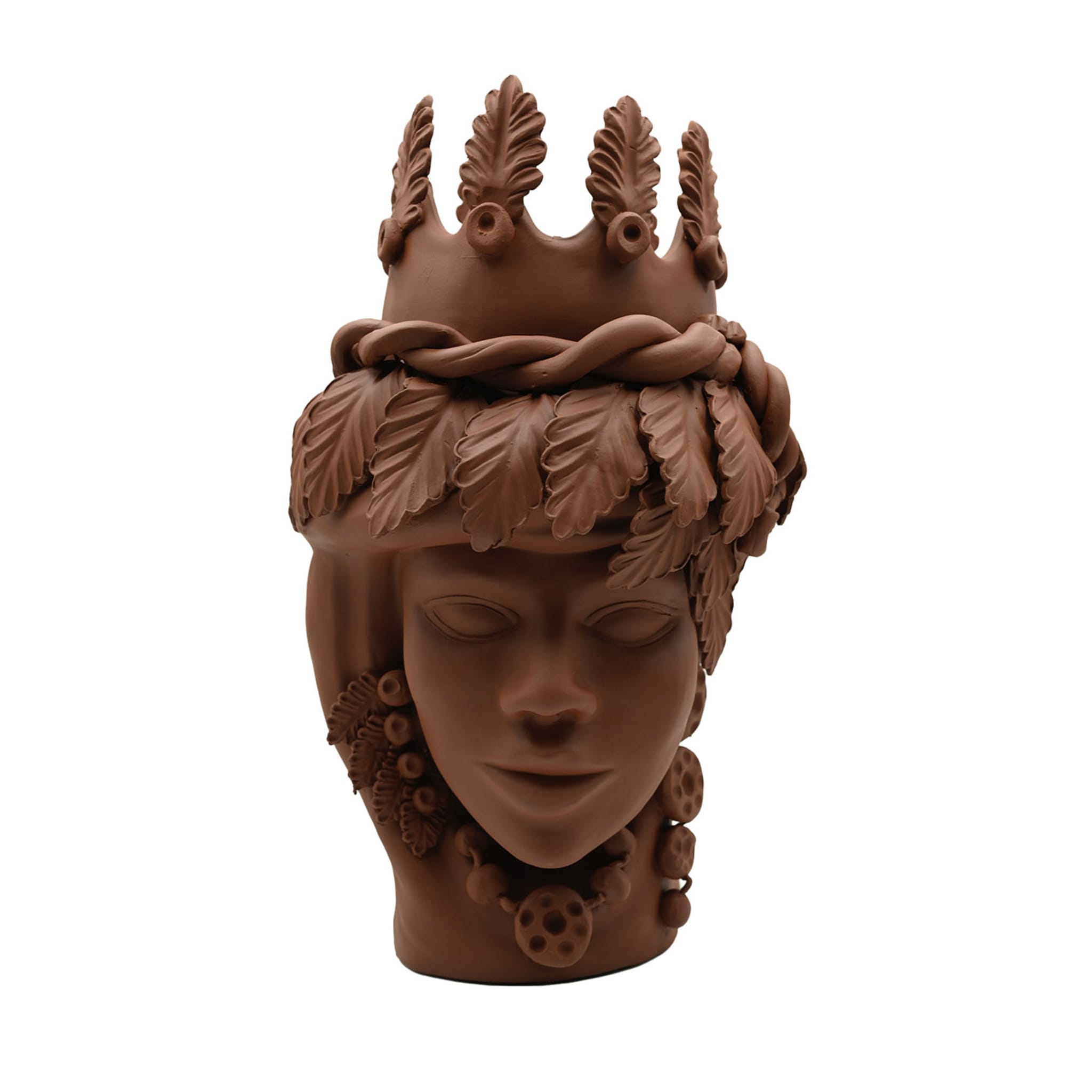 Moor's Head bruine sculptuur