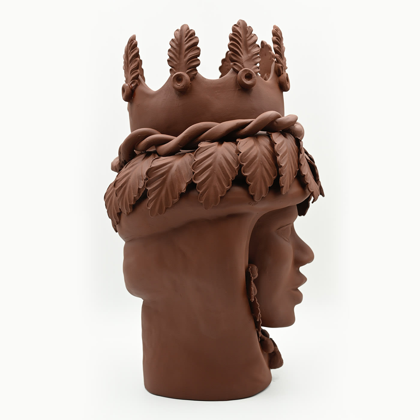 Moor's Head bruine sculptuur