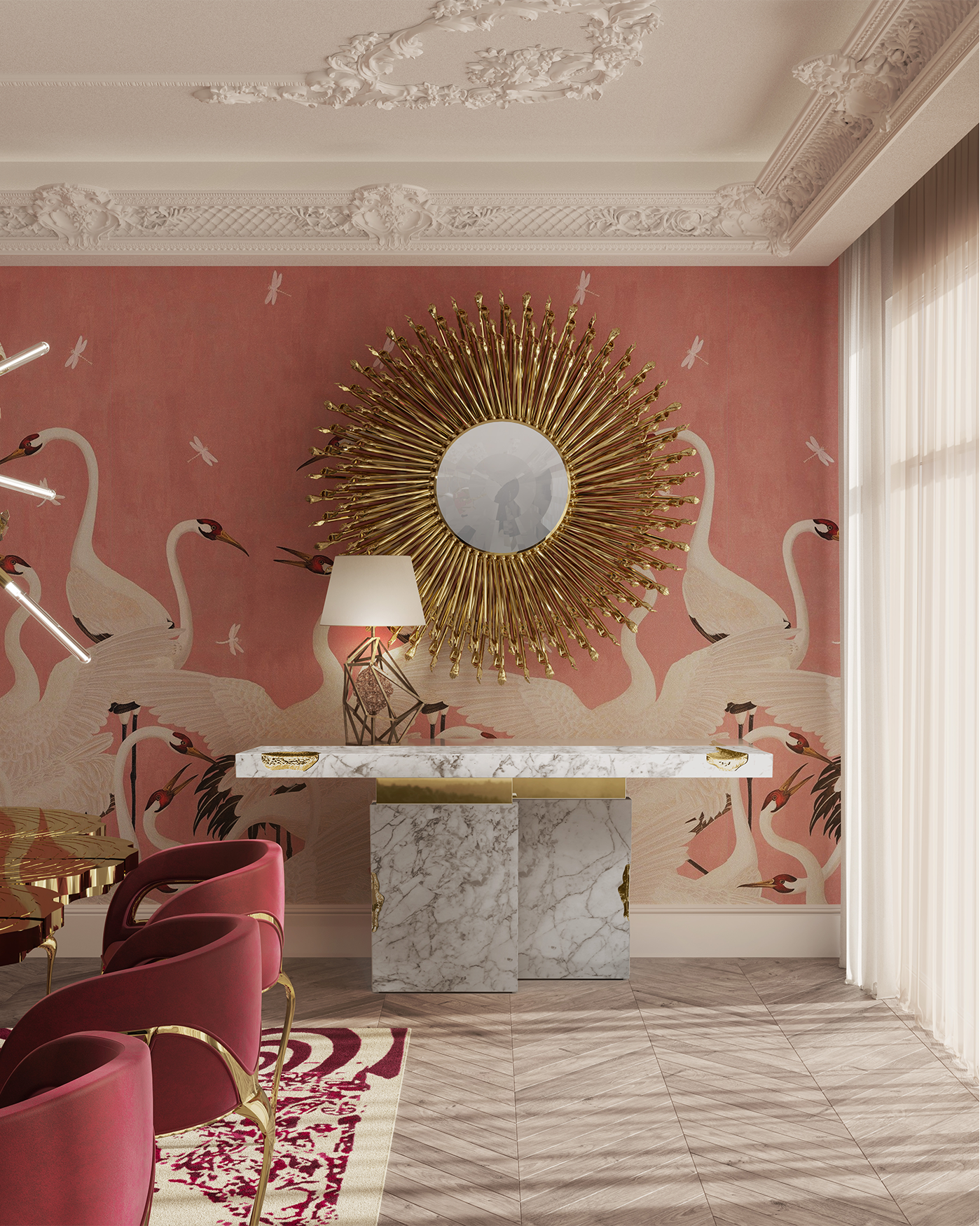 Dominion Carrara console