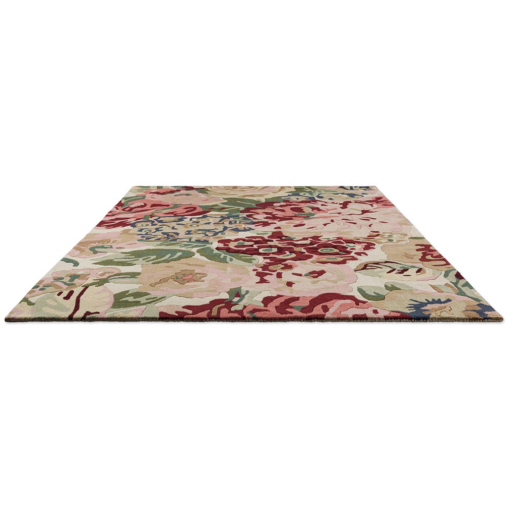 Rose & Peony Red vloerkleed