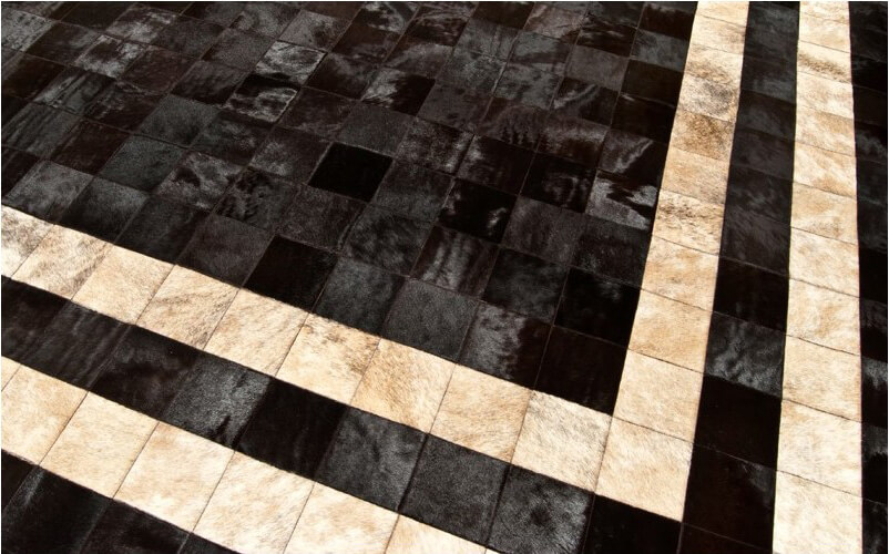 Lato koeienhuid tapijt | Maat: 140 × 200 cm