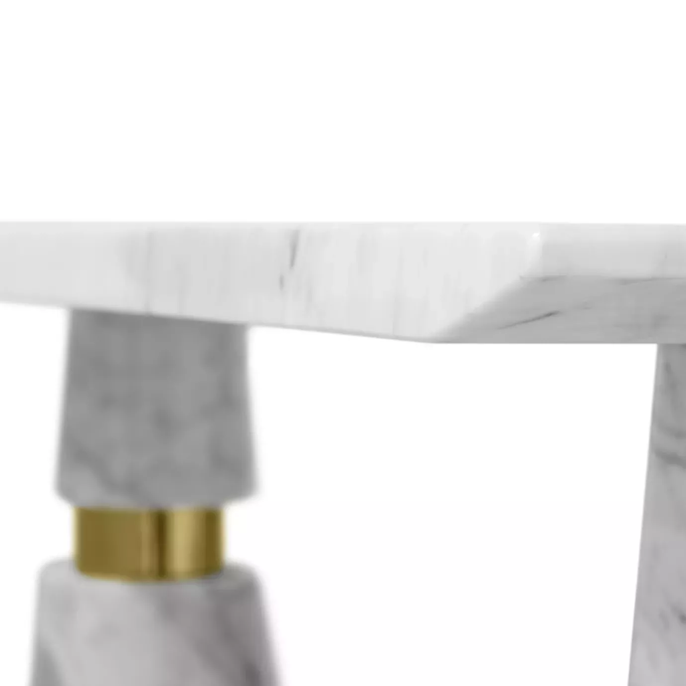 Avalanche Carrara marmer console