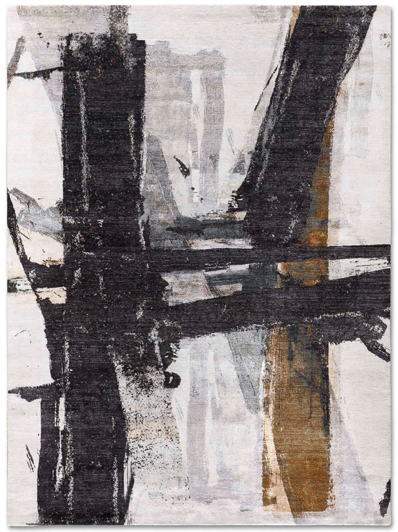 Green Rust handgeweven vloerkleed | Maat: 122 × 183 cm
