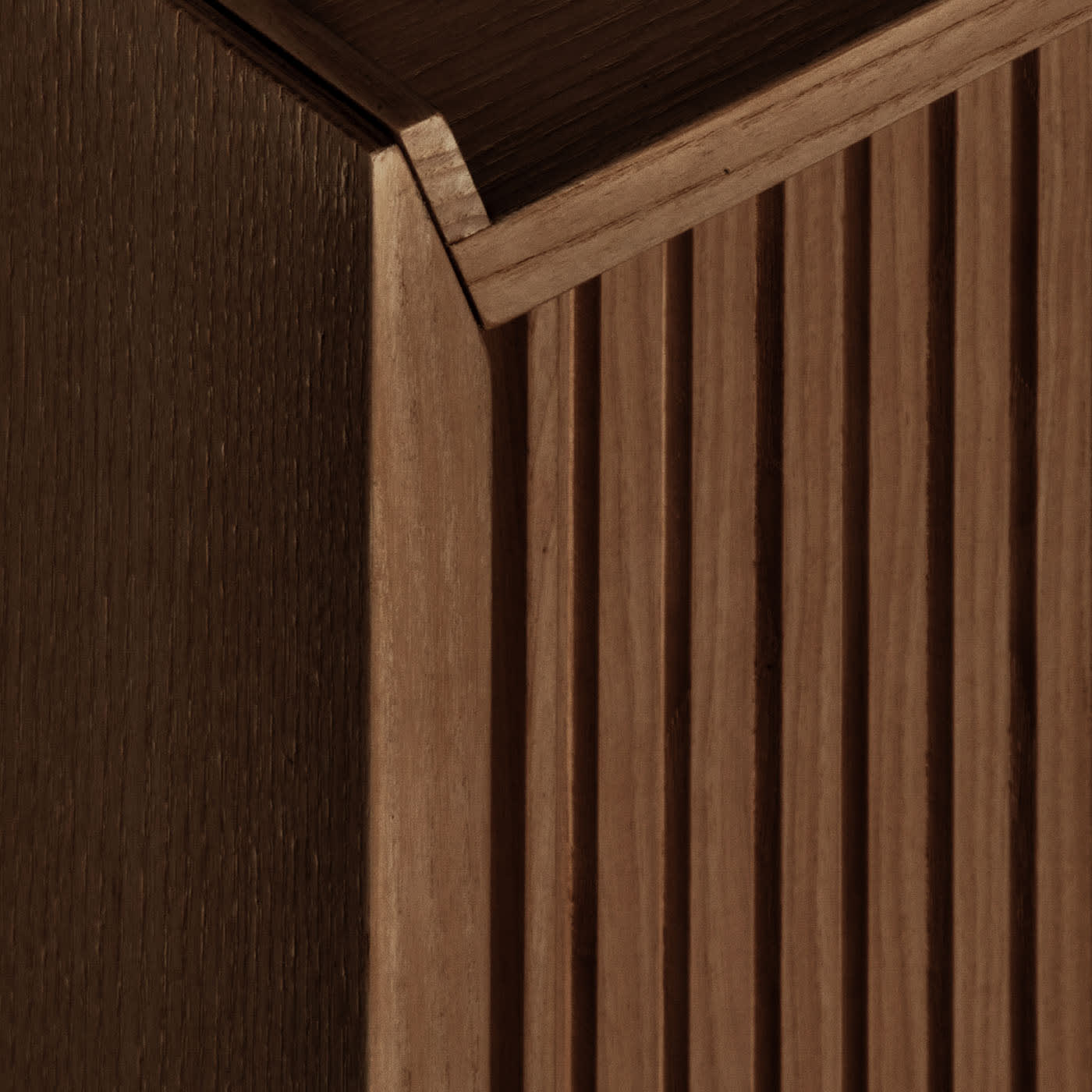 Sipario bruin 3-deurs dressoir | Afmetingen: Height 78 cm
