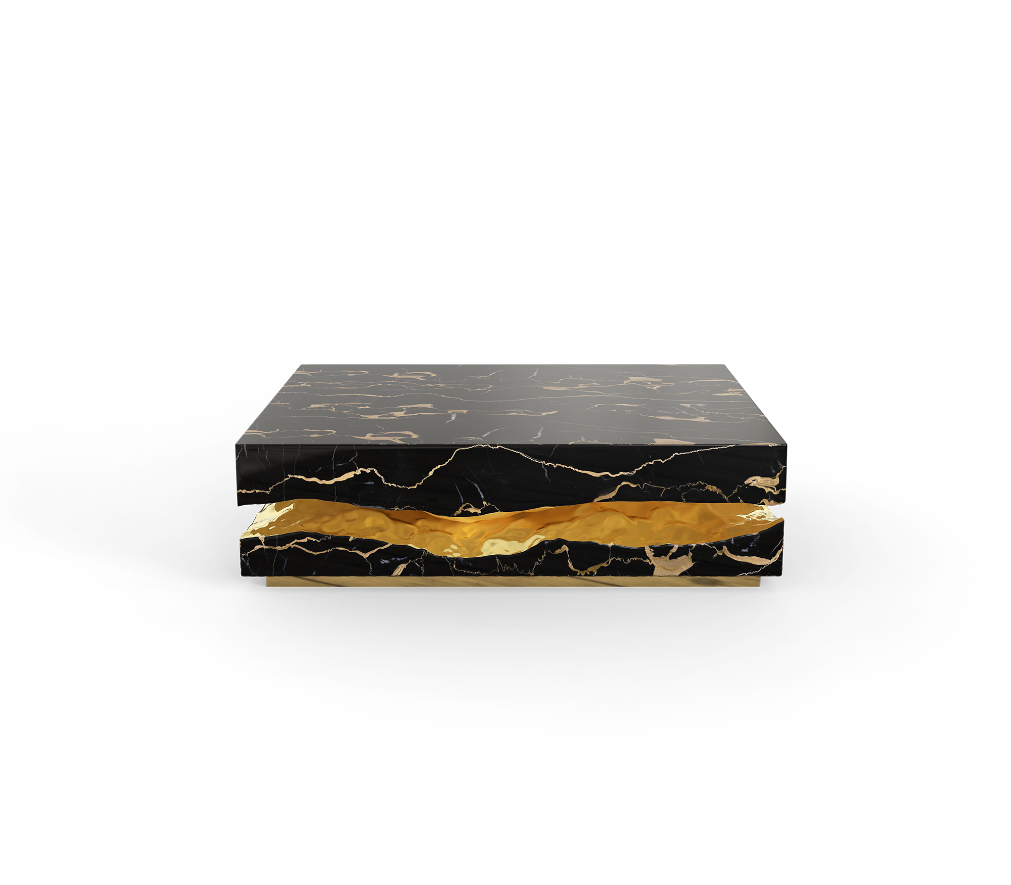 Boulder Portoro marmeren tafel