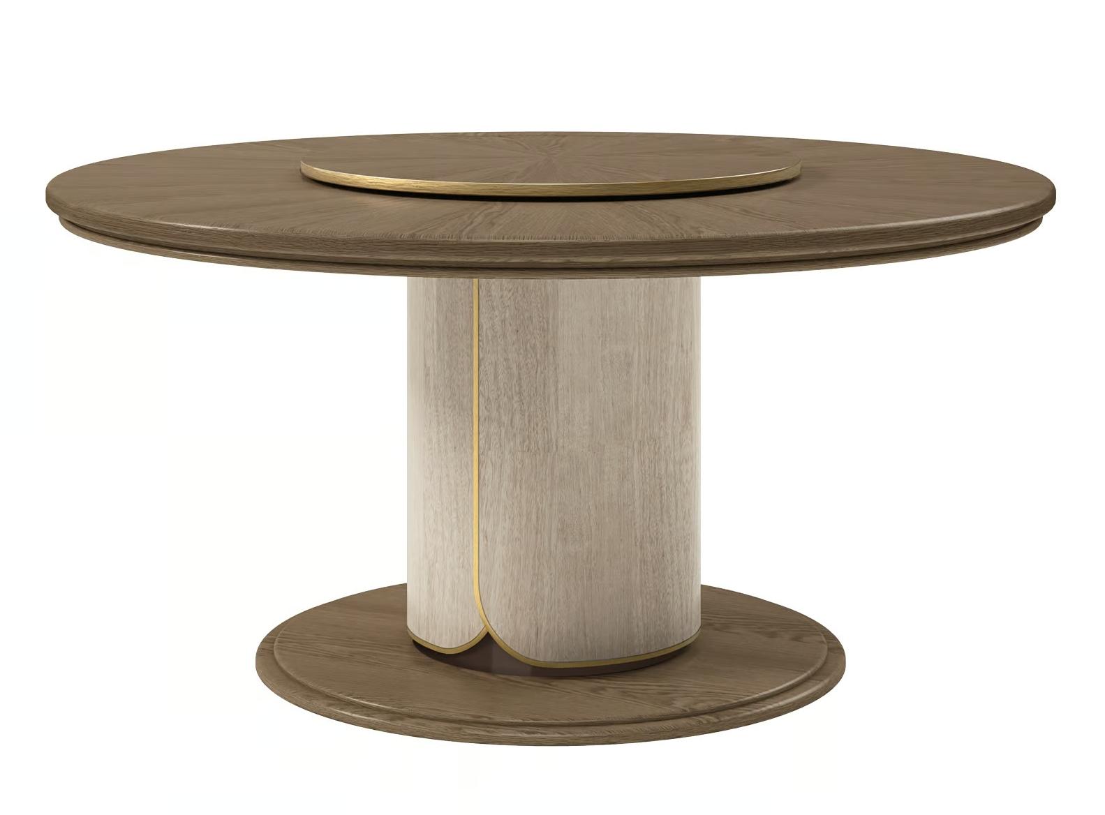Moderne Italiaanse ronde tafel | Configuratie: Met draaiplateau