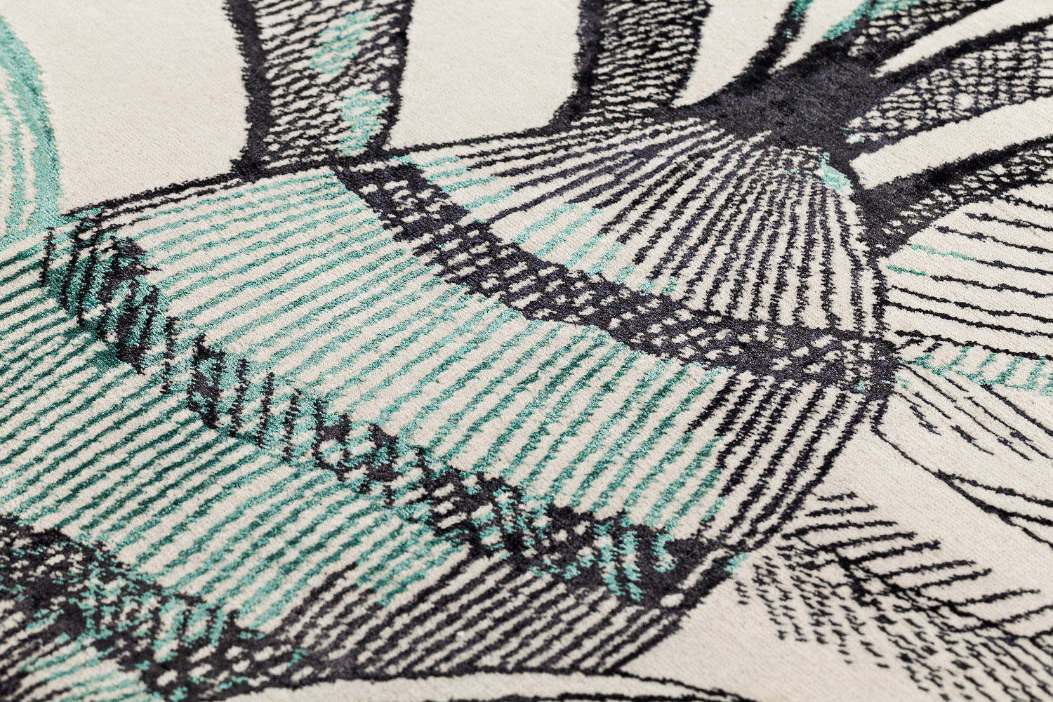 Handgeknoopt Arbustum tapijt