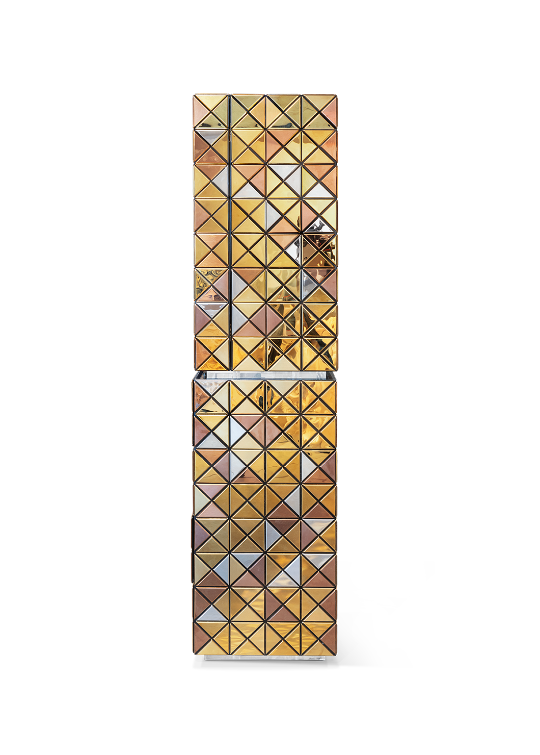 Mosaic II gouden kast