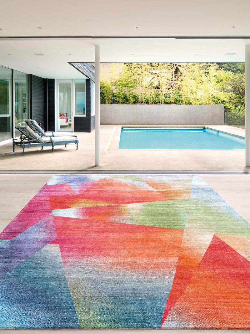 Crystal luxe handgeknoopt tapijt