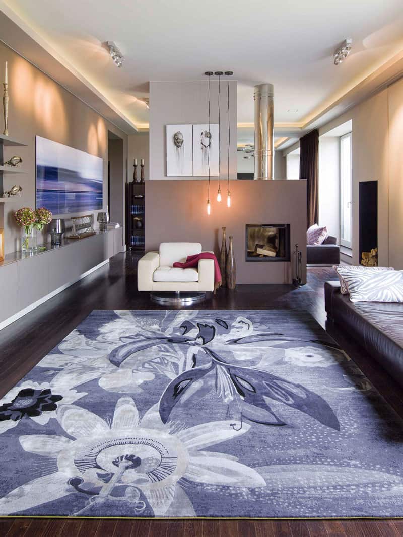 Red Flower handgeweven tapijt | Maat: 250 × 300 cm