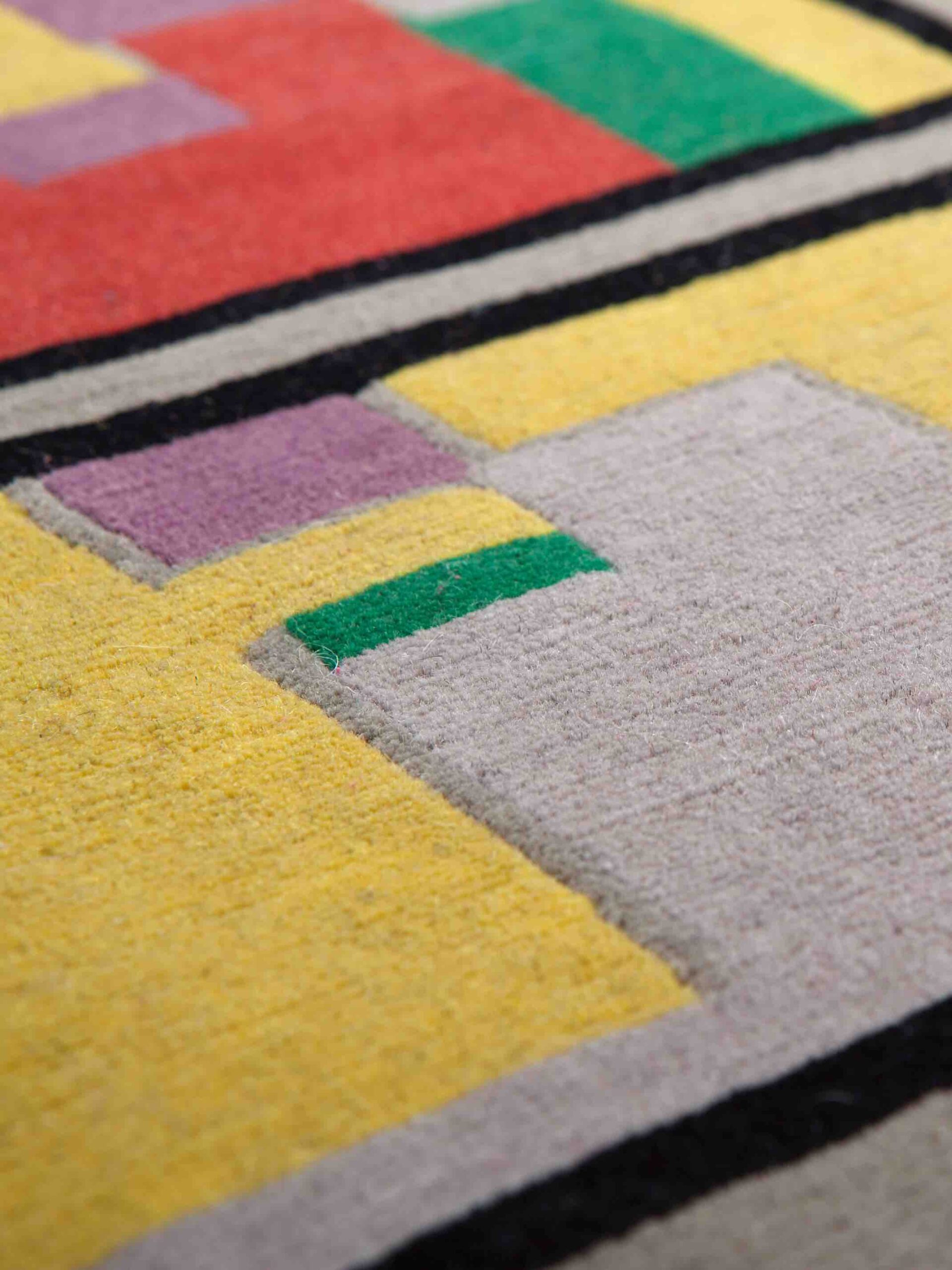 Nationaliteiten designer handgeweven vloerkleed