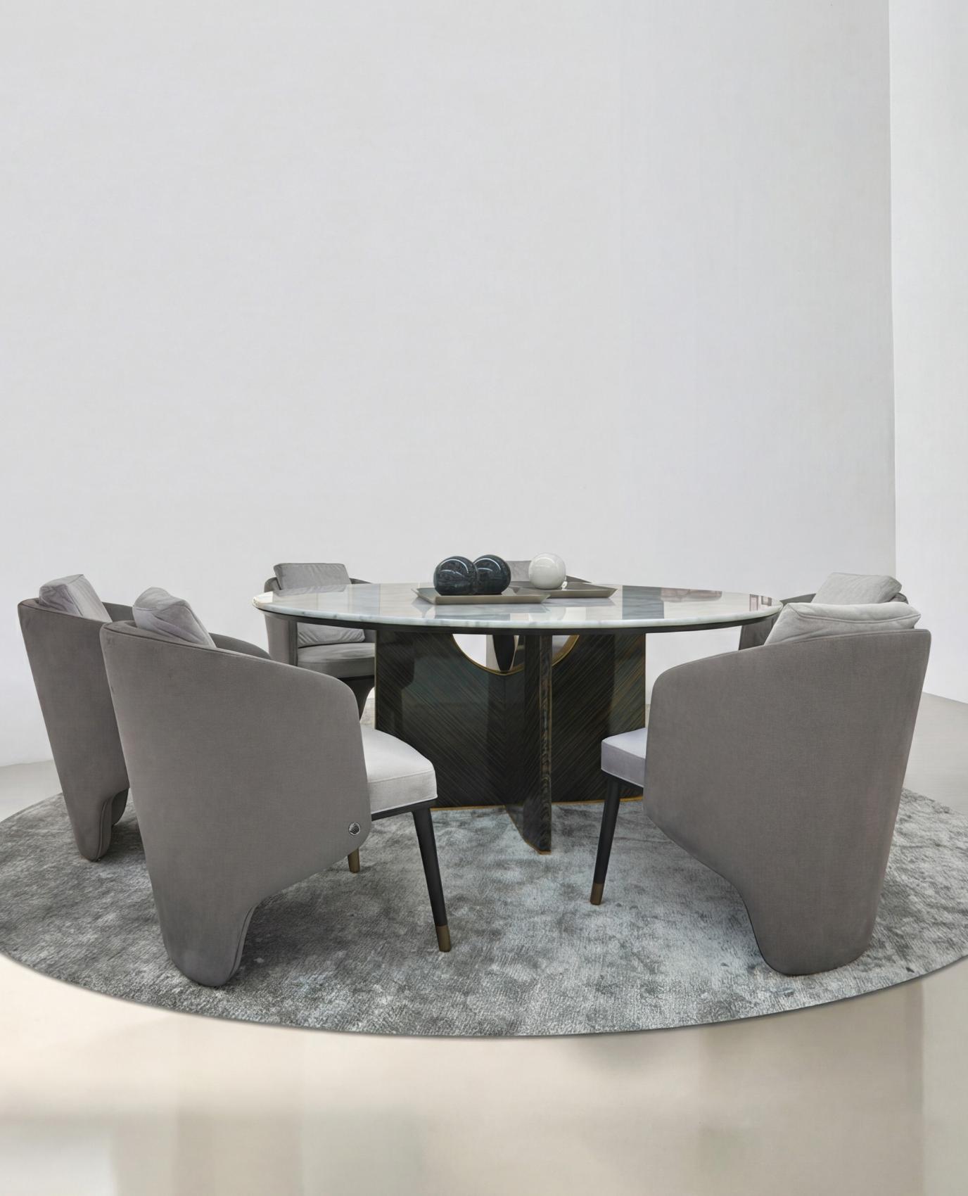 Modo ronde marmeren eettafel