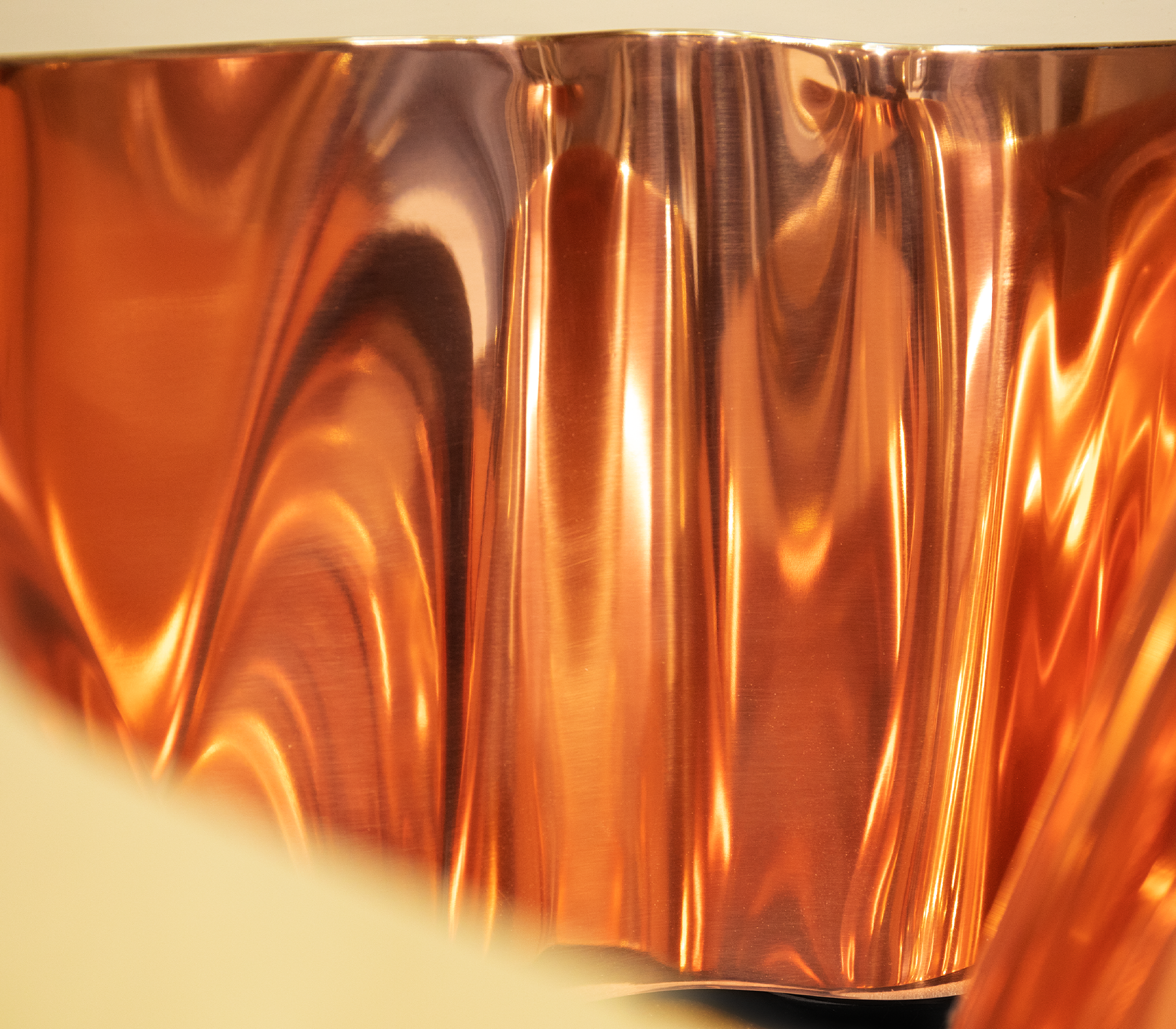 Fissure goud koper salontafel