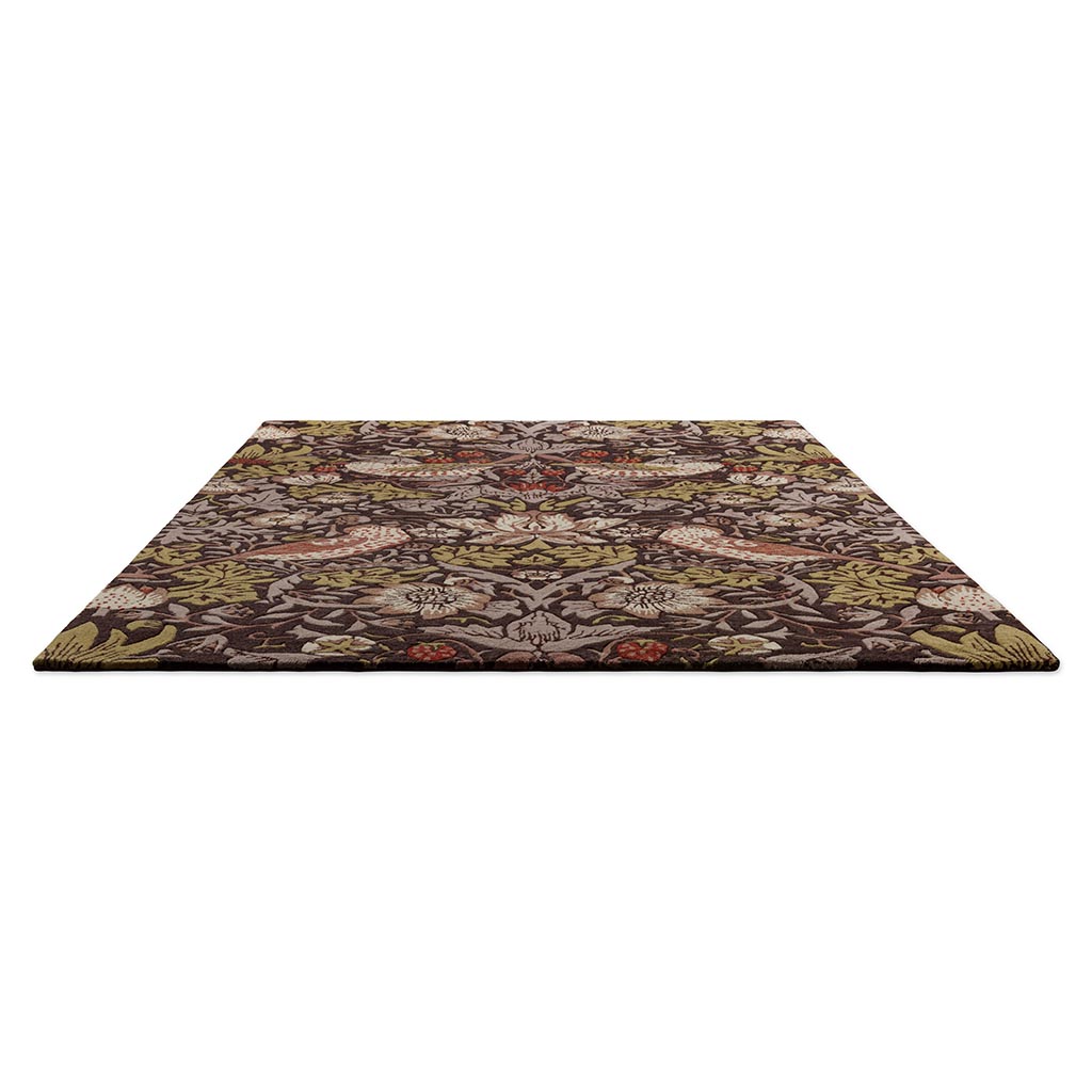 Strawberry Thief Grape vloerkleed | Maat: 200 × 280 cm