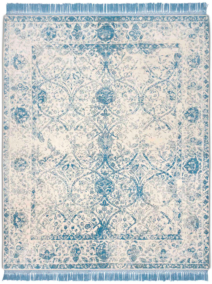 Lichtblauw luxe tapijt | Maat: 274 × 365 cm