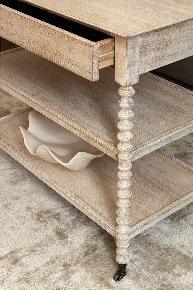 Tormarton Washed Acacia bijzettafel