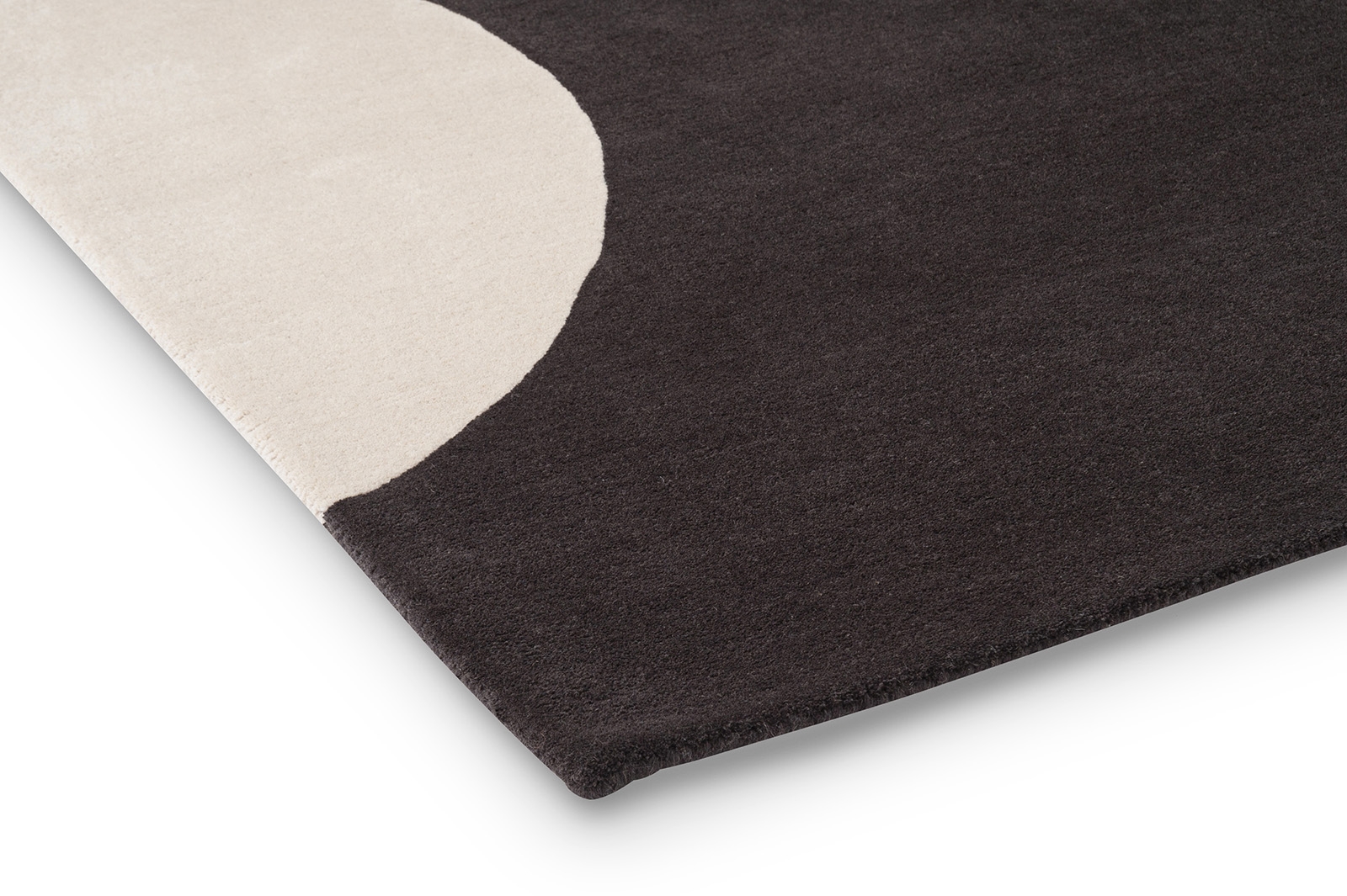 Geo flower graphite tapijt | Maat: 250 × 350 cm