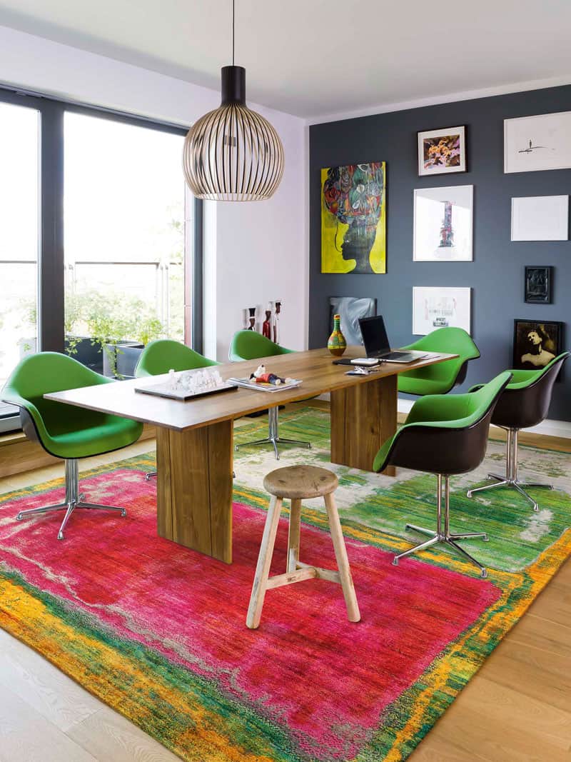 Endless Summer handgemaakte luxe vloerkleed