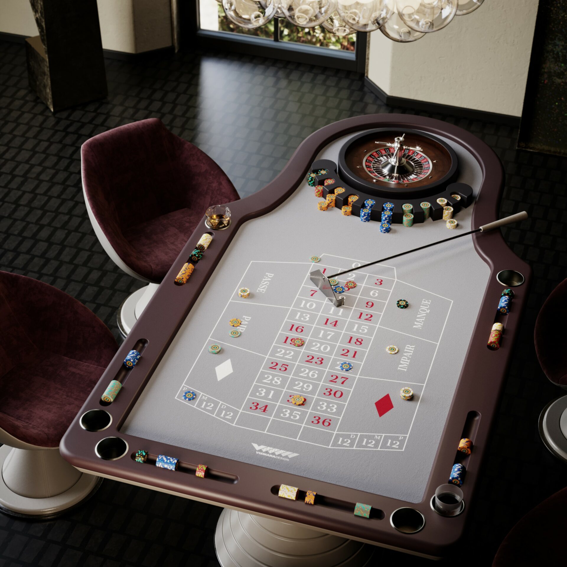 Montecarlo roulette tafel