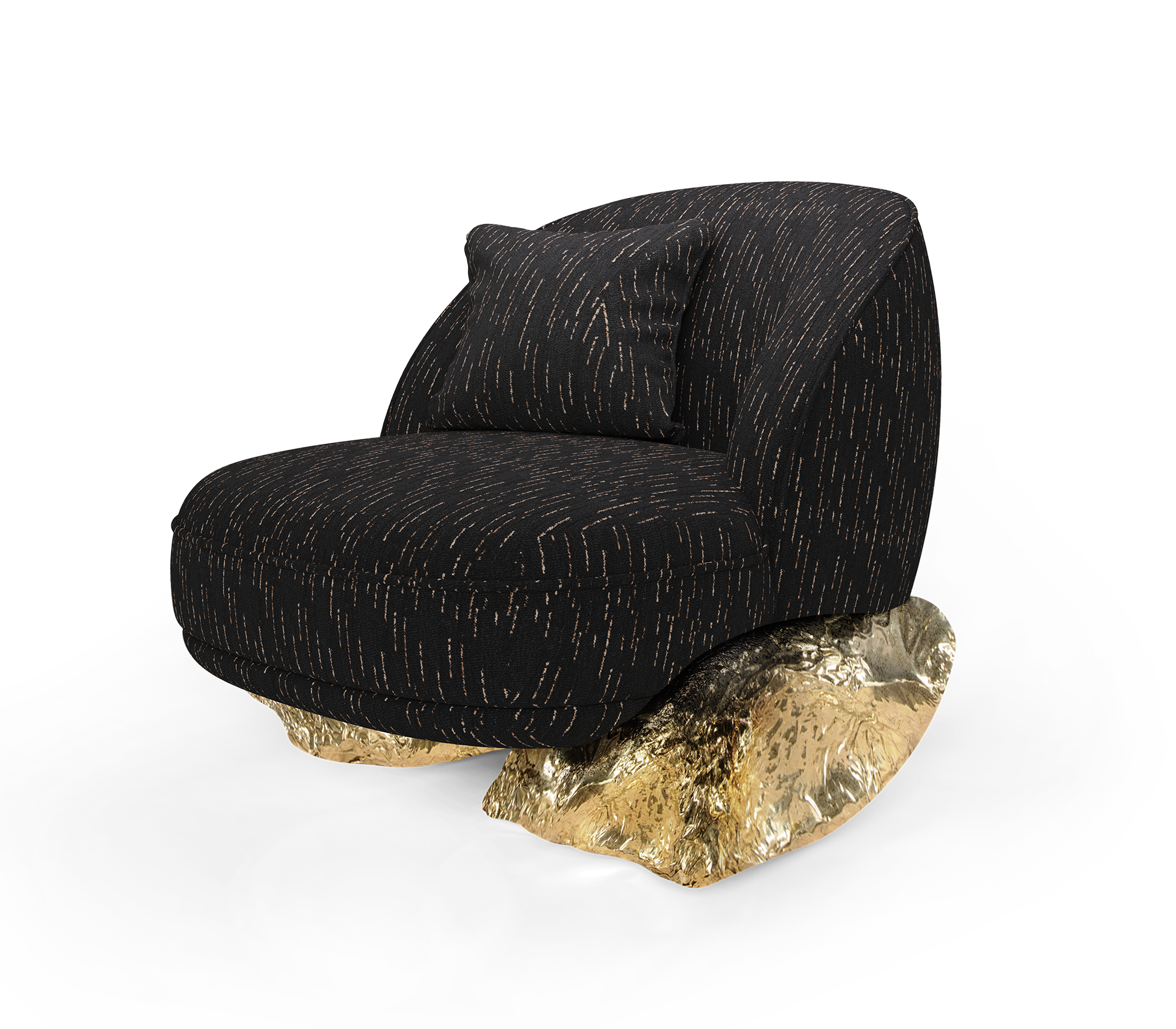 Angora II zwarte fauteuil
