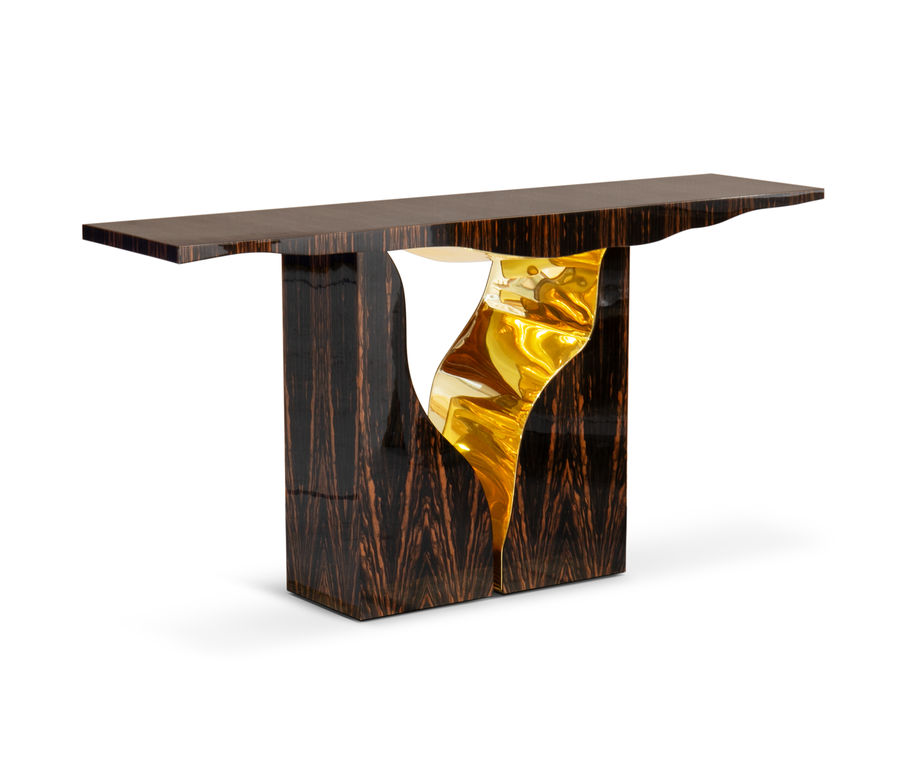 Fissure ebbenhout console