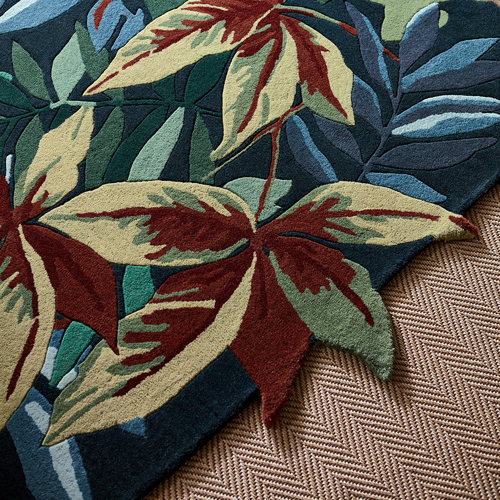 Robin's wood bosgroen tapijt | Maat: 250 × 350 cm
