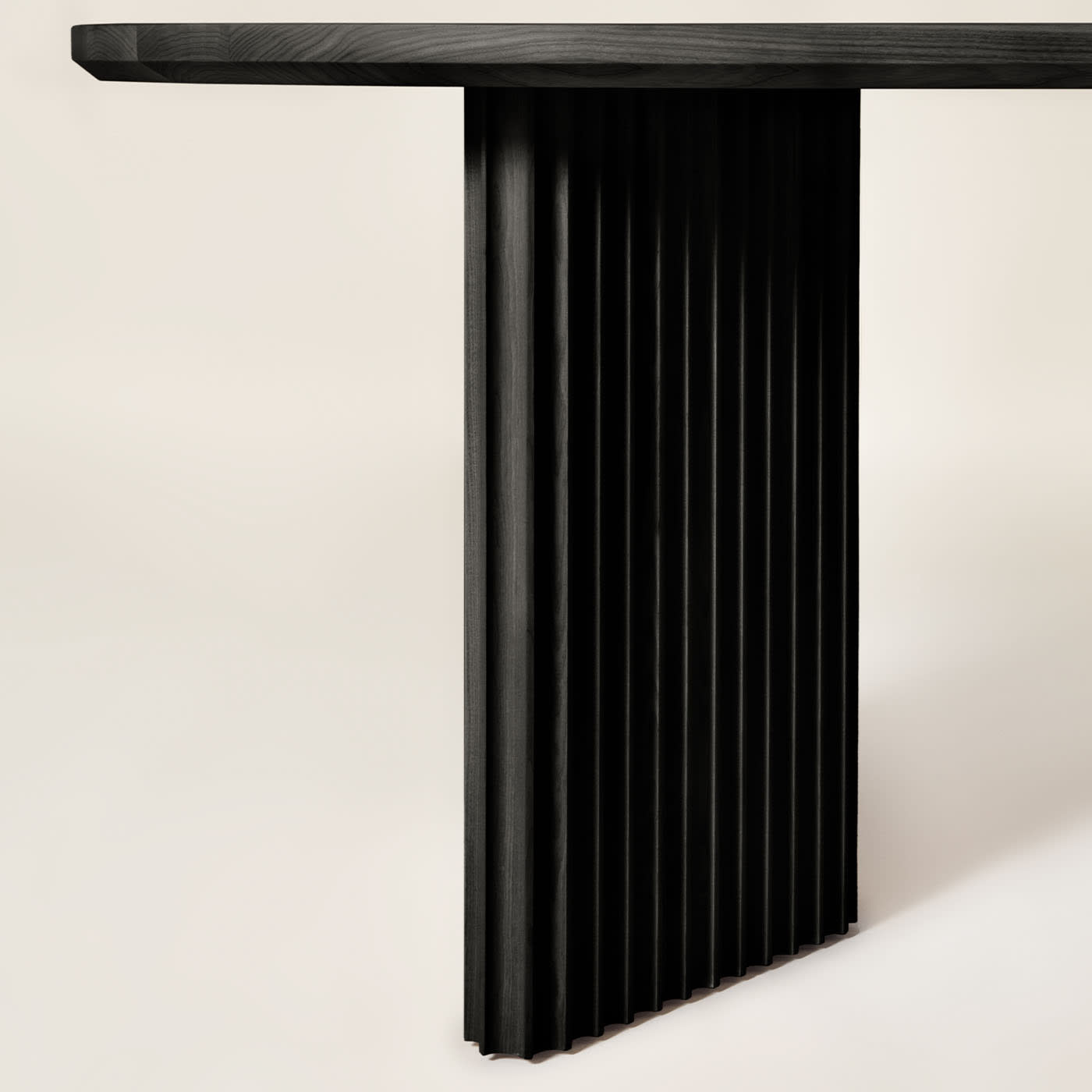 Basalto zwarte essen tafel