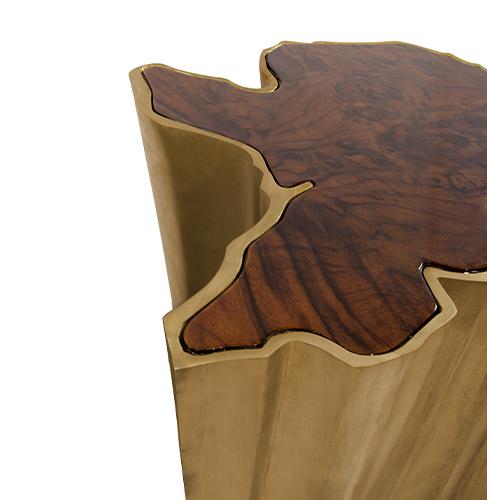 Natural Edge grote bijzettafel