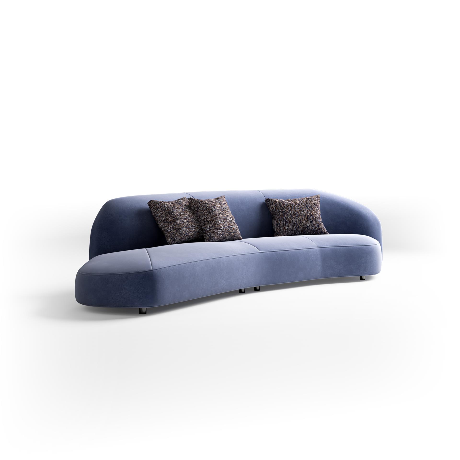 Eigentijdse Italiaanse bank | Bekleding: Leather type B