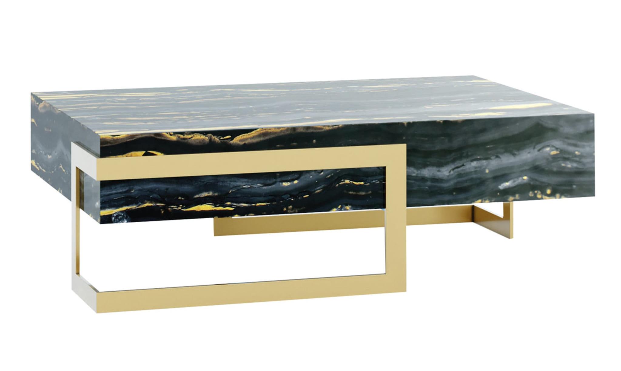 Holbrook unieke moderne salontafel | Configuratie: Salontafel 1