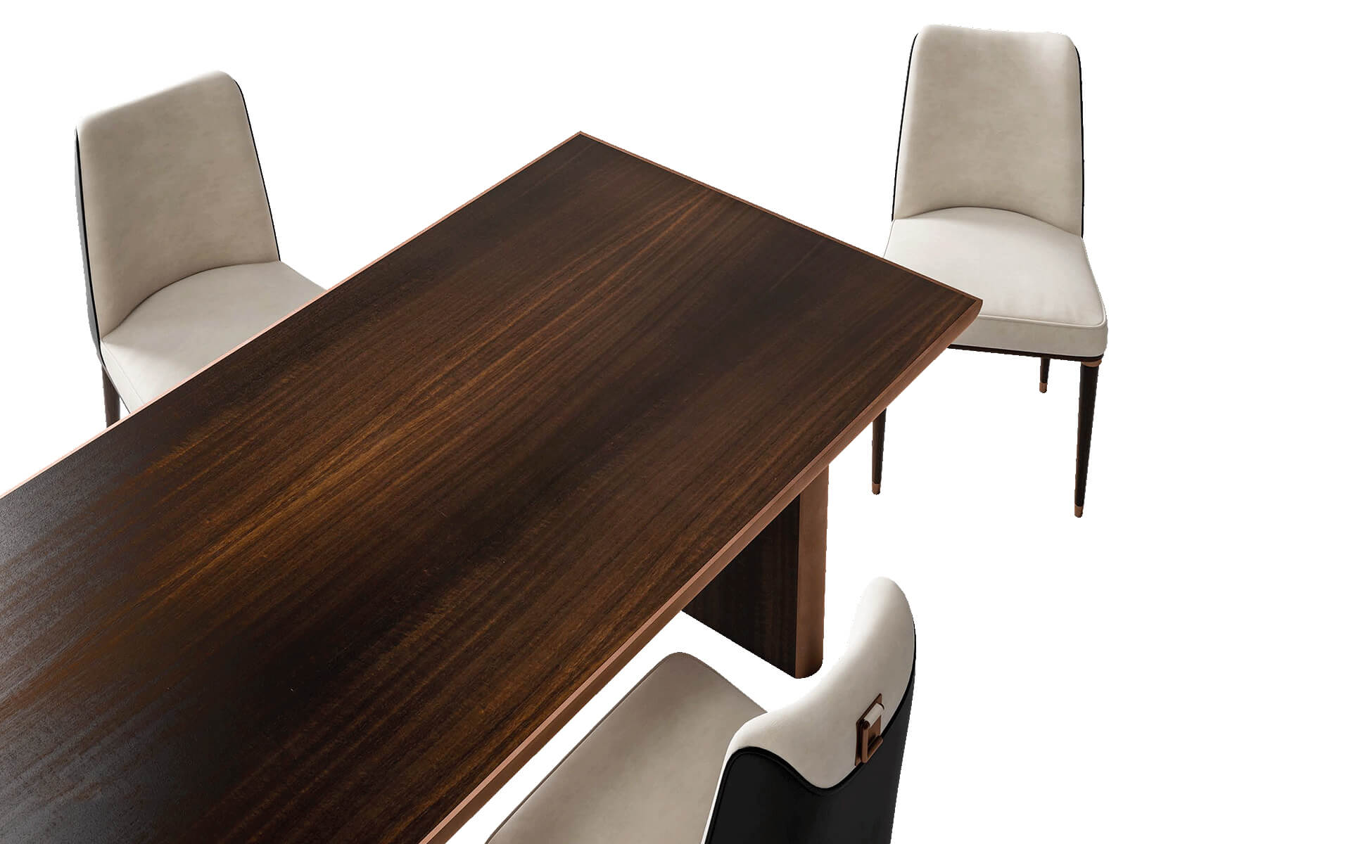Houten eettafel