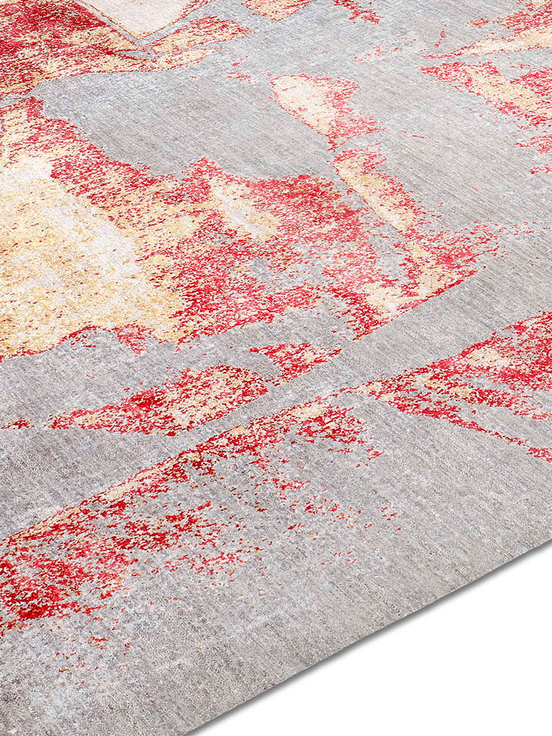 Gold Coral handgeknoopt tapijt | Maat: 170 × 240 cm