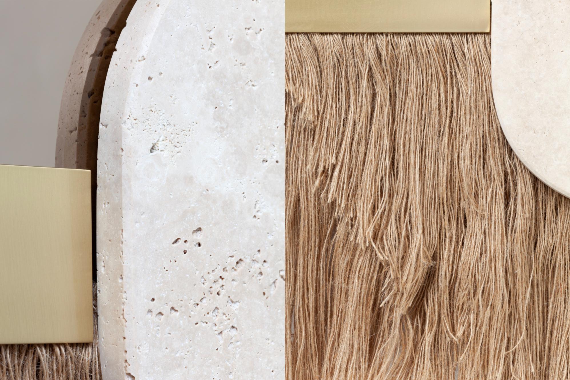 Souk Ecru Latte decoratieve wandspiegel