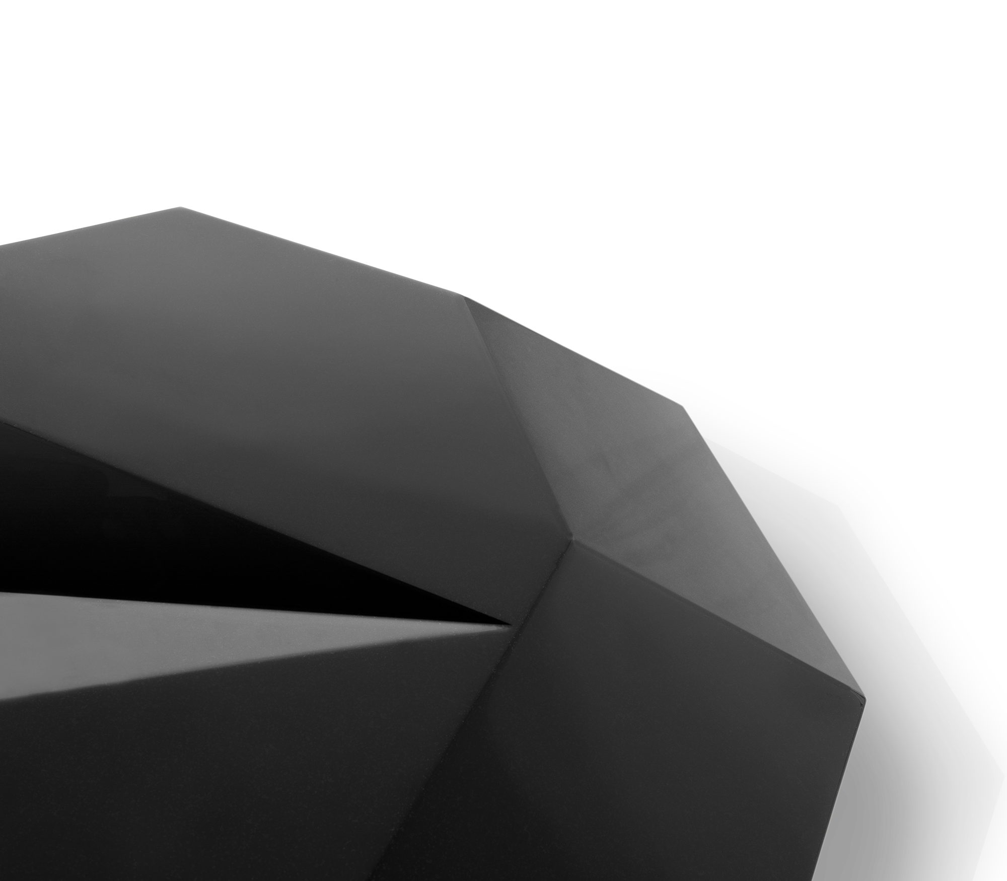 Prism zwarte salontafel
