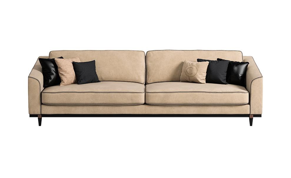 Moderne beige bank | Configuratie: 2-zits