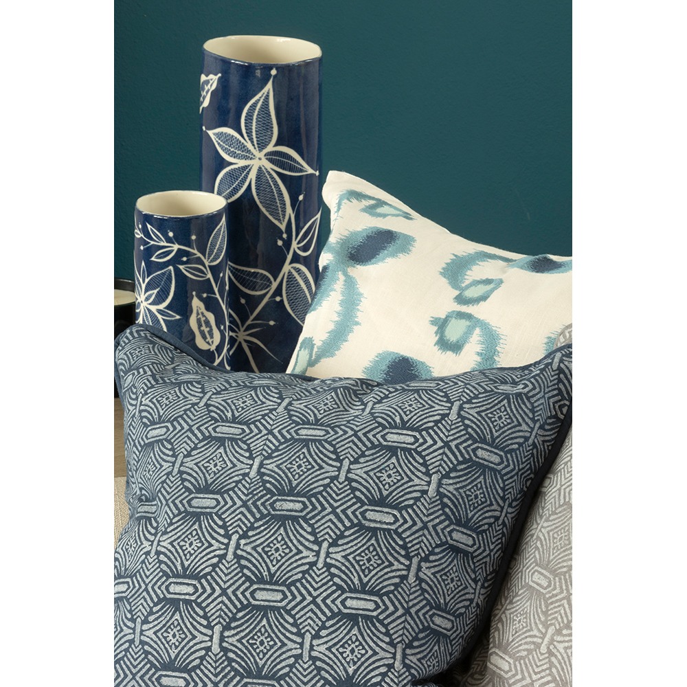 Pali Indigo 50 × 50 kussen
