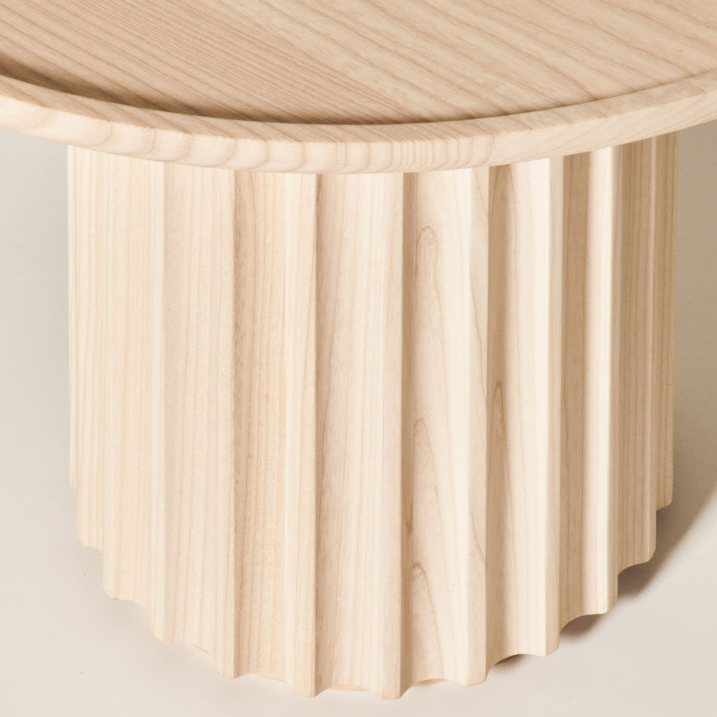 Capitello natuurlijke essen salontafel | Afmetingen: Ø 40 cm