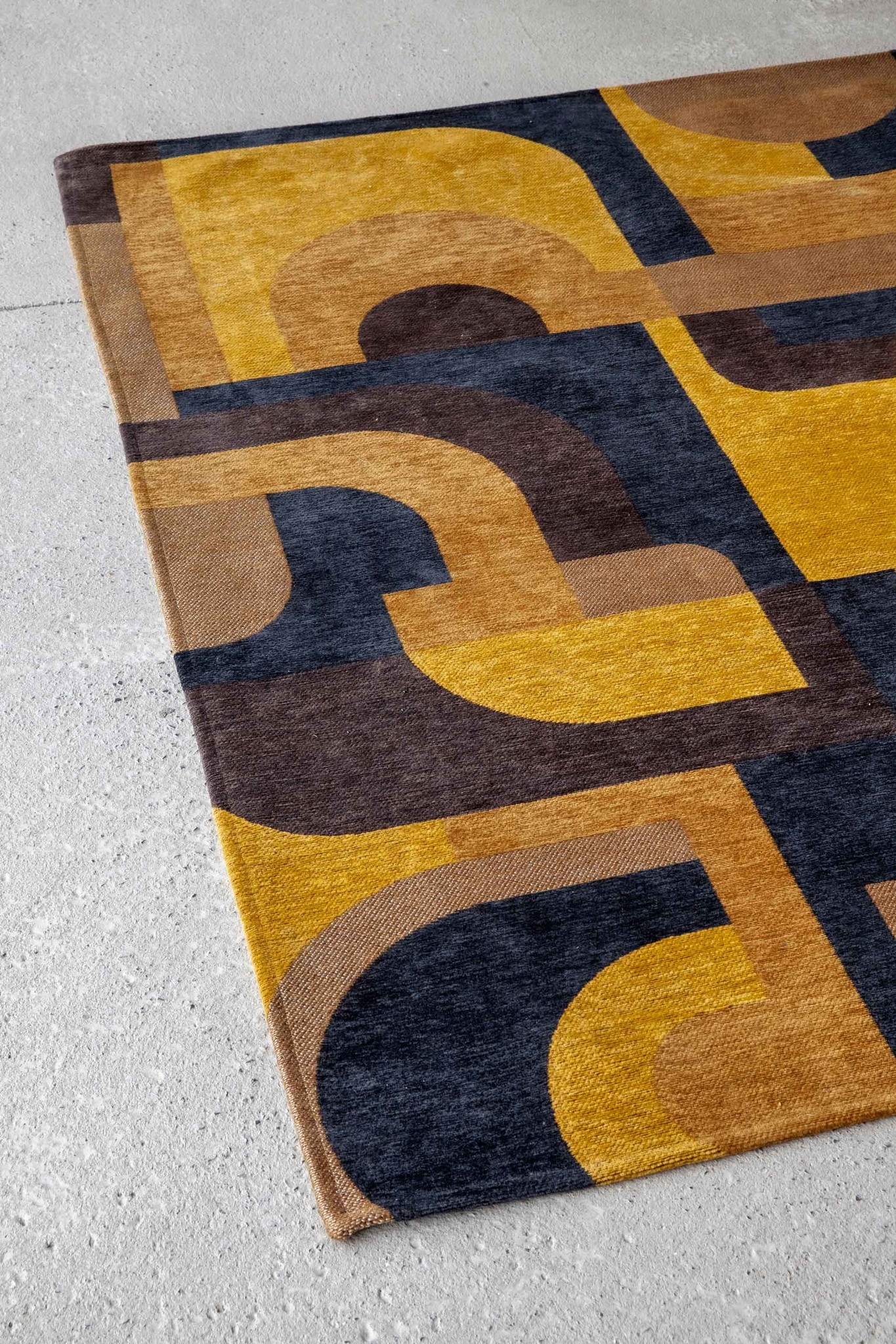 Yellow Meyer tapijt | Maat: 240 × 340 cm