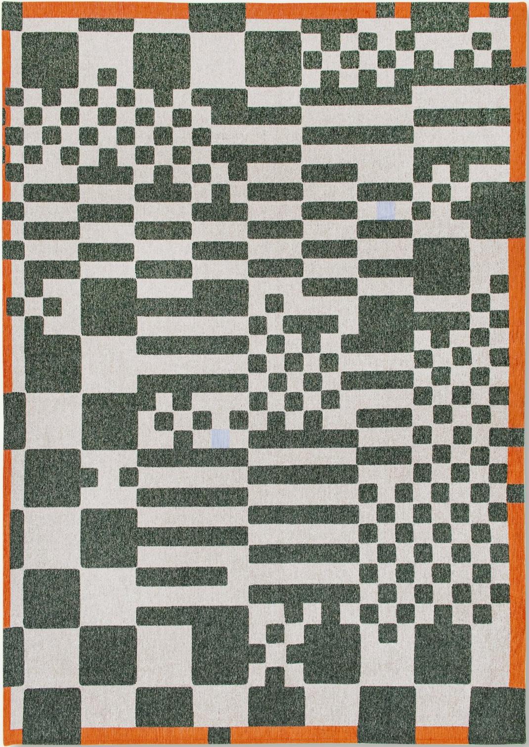 Deep Green tapijt | Maat: 240 × 340 cm