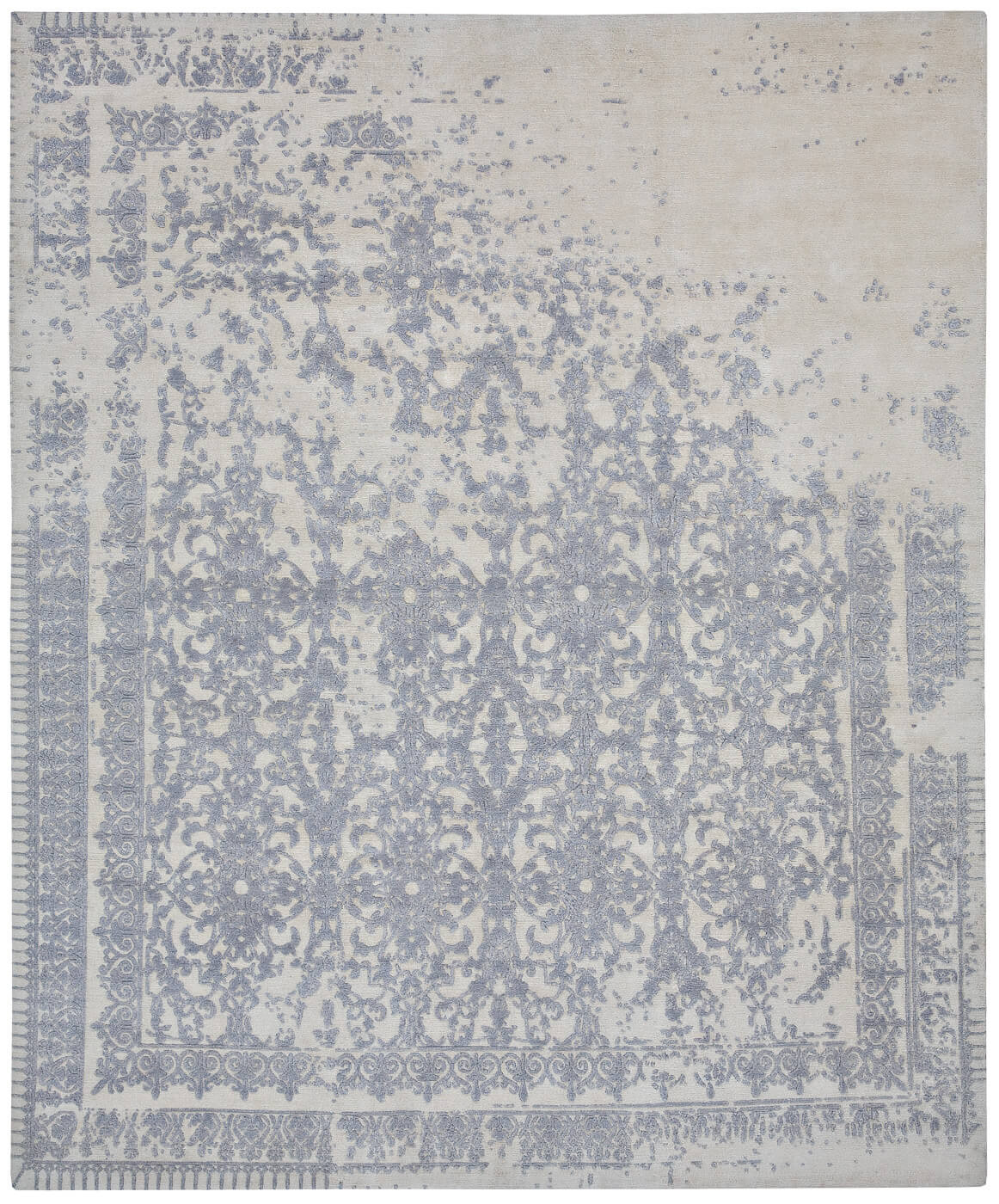 Ferrara rocked grijs tapijt | Maat: 280 × 360 cm