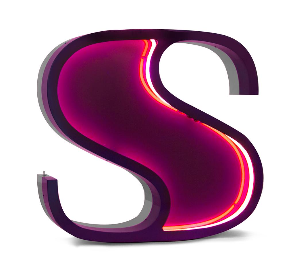 Stunning Letter S lamp