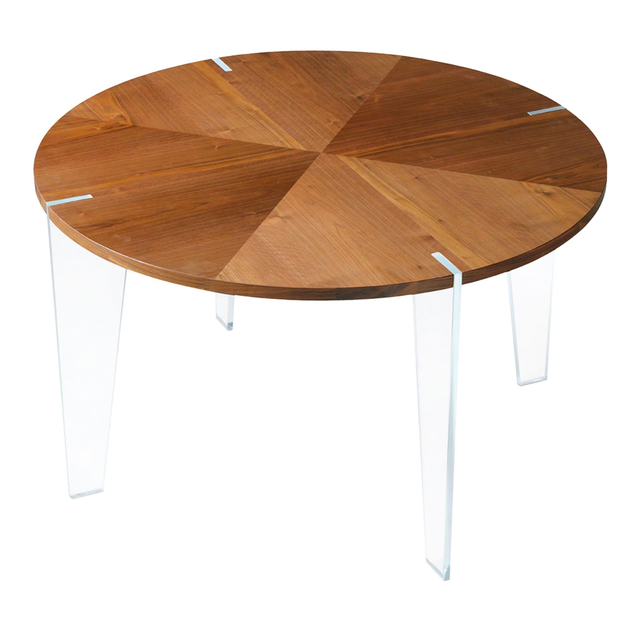 Sospeso ronde bruine tafel