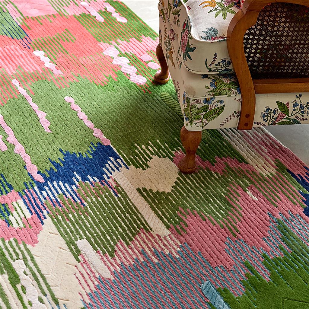 Wilderness peridot/eme tapijt | Maat: 200 × 280 cm